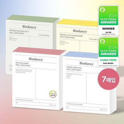 BIODANCE BIO REAL DEEP MASK SHEET 7EA SET - COKODIVE