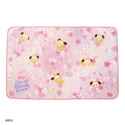 BT21 - CHERRY BLOSSOM MININI BLANKET - COKODIVE