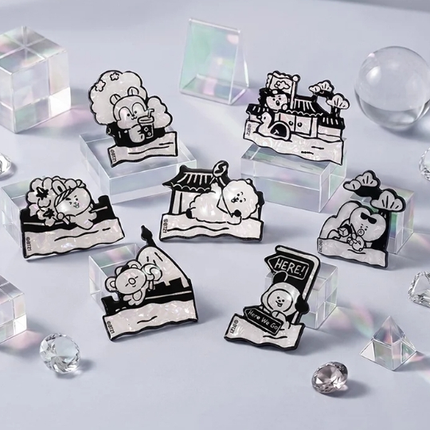 BT21 - HOLOGRAM PUZZLE MAGNET BLIND BOX - COKODIVE