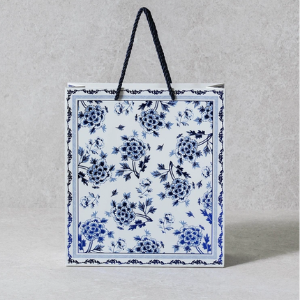 TRADITIONAL GIFT BAG (BLUE & WHITE) - COKODIVE