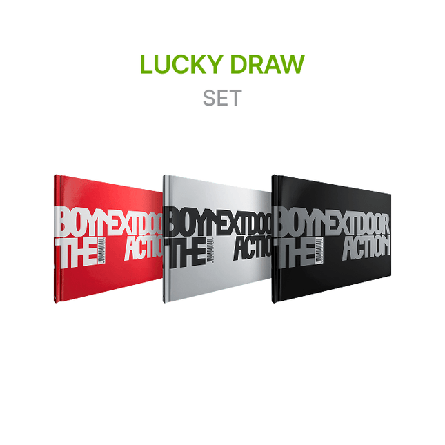 BOYNEXTDOOR - THE ACTION 5TH EP ALBUM WEVERSE SHOP 2ND LUCKY DRAW EVENT STANDARD SET - COKODIVE