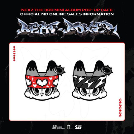 NEXZ - BEAT-BOXER POP-UP CAFÉ OFFICIAL MD BOUCLE STICKER - COKODIVE