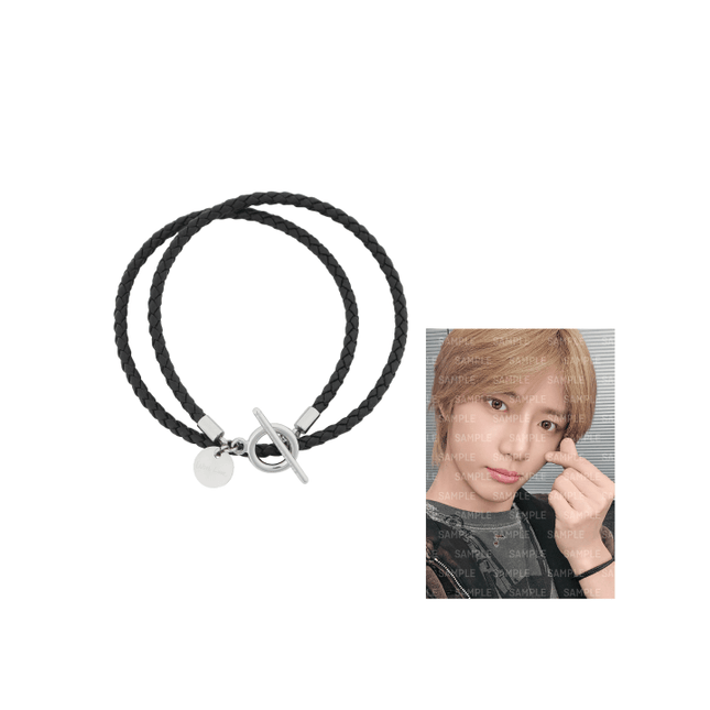 TXT BEOMGYU - WITH LOVE, BEOMGYU OFFICIAL MD BRACELET (BLACK) - COKODIVE