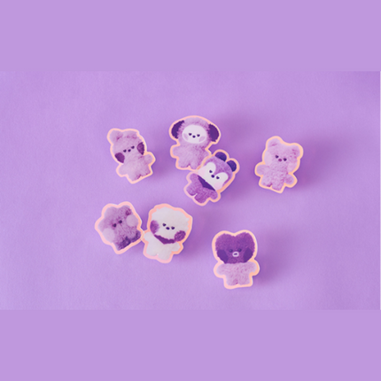 BT21 PURPLE OF WISH EDITION MININI ACRYLIC CLIP MAGNET - COKODIVE