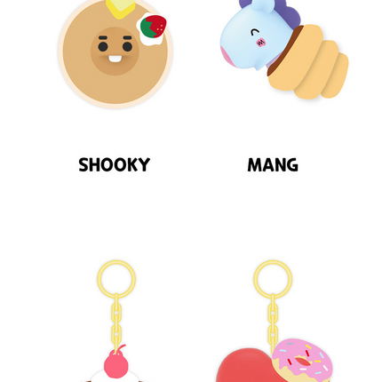 BT21 BABY SWEET THINGS FIGURE KEYRING - COKODIVE