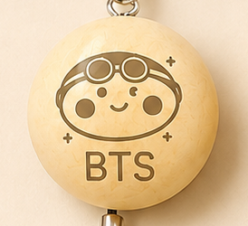 [FOR ARMY] CUSTOM BTS BIAS KANCHO SHAPED KEYRING (SWIM VER) - COKODIVE