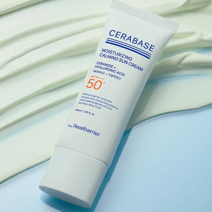 BY REALBARRIER CERABASE MOISTURIZING CALMING SUN CREAM - COKODIVE