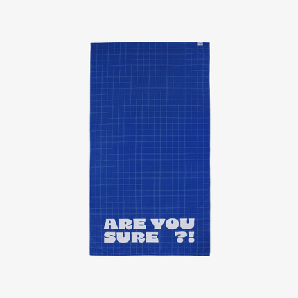 BTS JIMIN & JUNG KOOK - ARE YOU SURE?! OFFICIAL MD BEACH TOWEL BLUE - COKODIVE