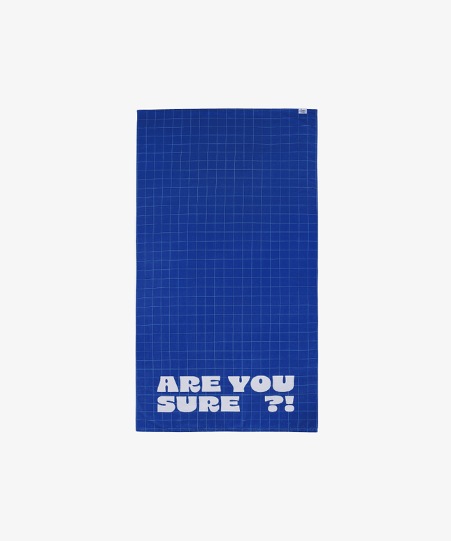 BTS JIMIN & JUNG KOOK - ARE YOU SURE?! OFFICIAL MD BEACH TOWEL BLUE - COKODIVE