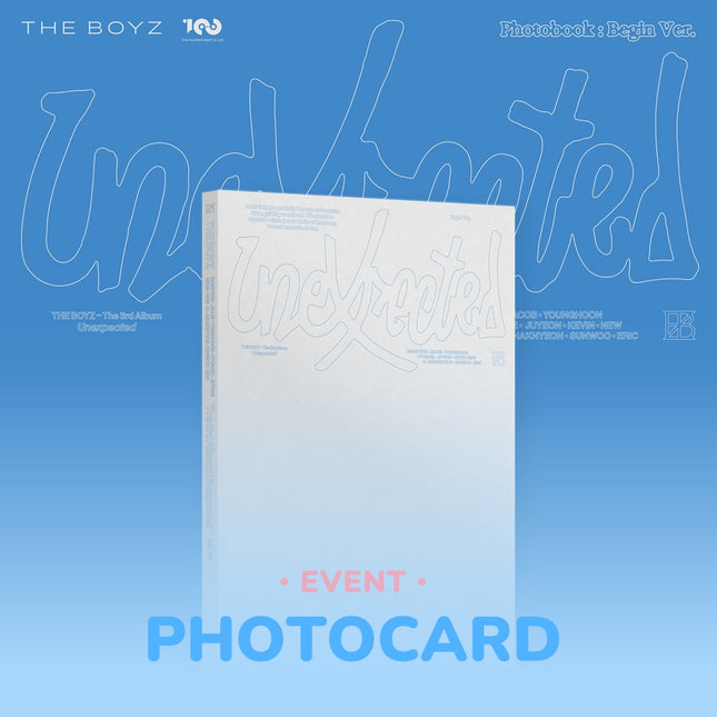 THE BOYZ - UNEXPECTED 3RD ALBUM WITHMUU GIFT PHOTOBOOK VER BEGIN - COKODIVE