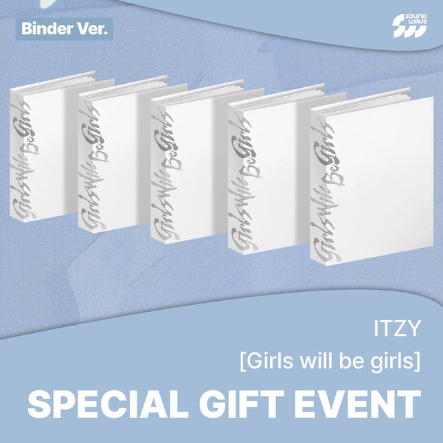 ITZY - GIRLS WILL BE GIRLS ALBUM SOUNDWAVE GIFT BINDER VER - COKODIVE