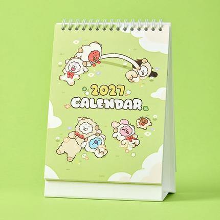 BT21 - FLUFFY NEW YEAR DESK CALENDAR - COKODIVE