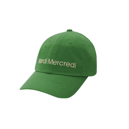 [WITH SVT JEONGHAN] CAP MARDI MERCREDI LOGO (GREEN CREAM)