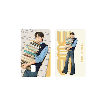 BYEON WOO SEOK - THE SECRET LIBRARY ASIA FANMEETING TOUR IN SEOUL OFFICIAL MD CARD COVER STICKER SET - COKODIVE