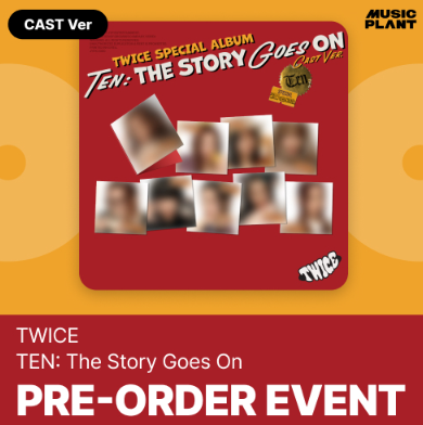 TWICE - TEN : THE STORY GOES ON SPECIAL ALBUM MUSICPLANT GIFT CAST VER RANDOM - COKODIVE