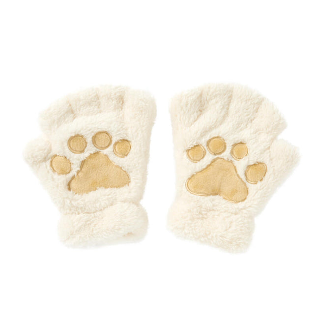 CAT POW GLOVES BEIGE - COKODIVE