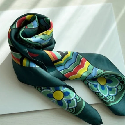 CHANGDEOKGUNG PALACE INJEONGJEON HALL PHOENIX MOTIF SILK SCARF - COKODIVE