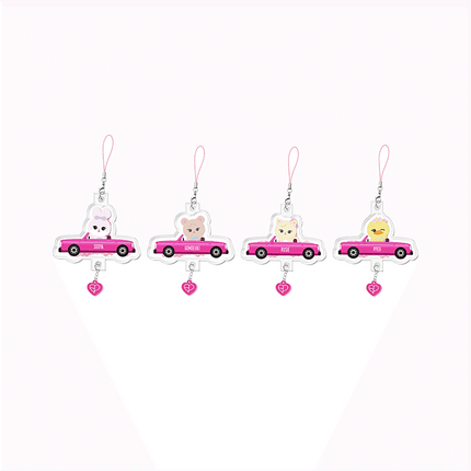 BLACKPINK - JUMP POP UP OFFICIAL MD CHARACTER AIRTUBE KEYRING - COKODIVE
