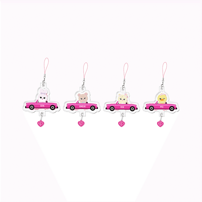 BLACKPINK - JUMP POP UP OFFICIAL MD CHARACTER AIRTUBE KEYRING - COKODIVE