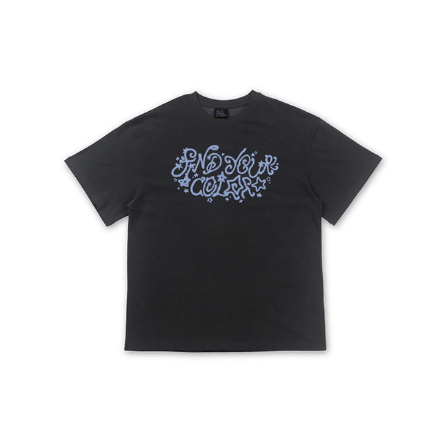NCT WISH - FIND YOUR COLOR POP UP OFFICIAL MD T-SHIRT (CHARCOAL VER) - COKODIVE