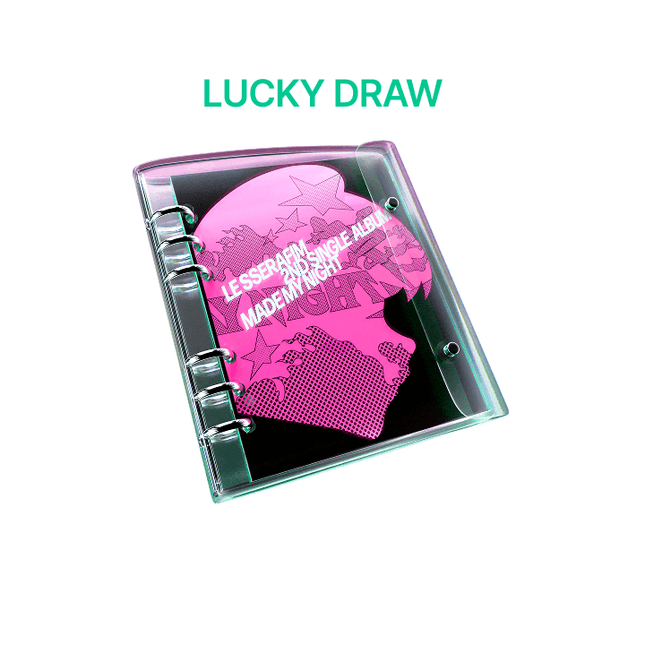 LE SSERAFIM - MADE MY NIGHT 2ND SINGLE ALBUM WEVERSE SHOP 3RD LUCKY DRAW EVENT CHEMICAL NIGHT VER - COKODIVE