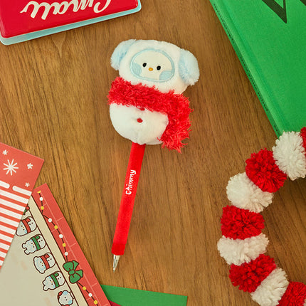 BT21 - MINI MININI PETIT HOLIDAY SNOWMAN DOLL GEL PEN