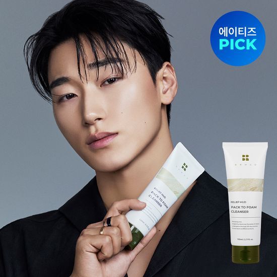 [ATEEZ PICK] BRMUD RELIEF MUD PACK TO FOAM CLEANSER 110ml - COKODIVE