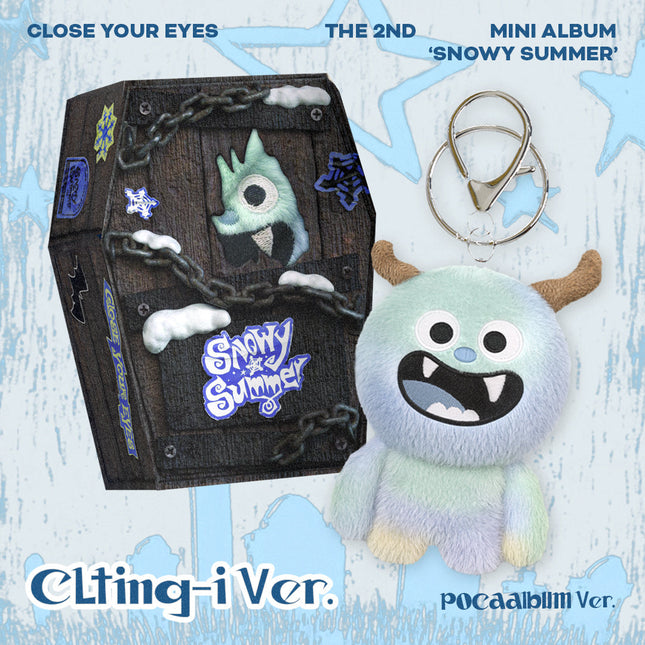 CLOSE YOUR EYES - SNOWY SUMMER 2ND MINI ALBUM CLTING-I (POCAALBUM) VER - COKODIVE