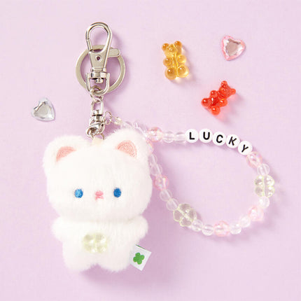 CLOVER CHARM CAT MINI KEYRING - COKODIVE