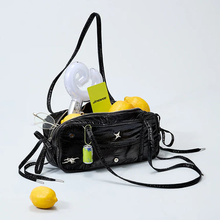 AESPA - COLLER AESPA EDITION COLLER BAGUETTE BAG ONYX BLACK - COKODIVE
