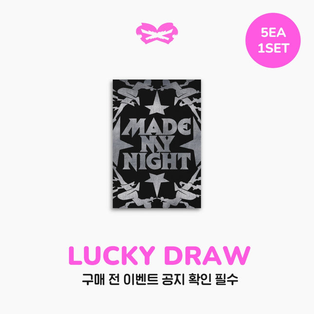 LE SSERAFIM - MADE MY NIGHT 2ND SINGLE ALBUM WITHMUU LUCKY DRAW EVENT COMPACT VER SET - COKODIVE