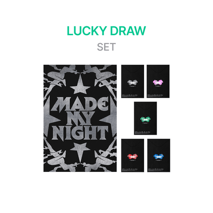 LE SSERAFIM - MADE MY NIGHT 2ND SINGLE ALBUM WEVERSE SHOP 3RD LUCKY DRAW EVENT COMPACT VER SET - COKODIVE
