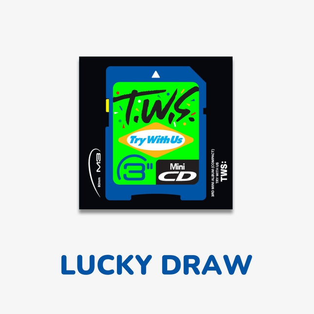 TWS - TRY WITH US 3RD MINI ALBUM WITHMUU LUCKY DRAW EVENT COMPACT VER