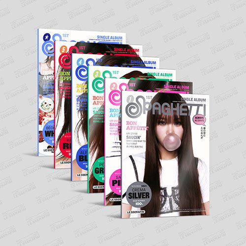 LE SSERAFIM - SPAGHETTI 1ST SINGLE ALBUM COMPACT VER SET