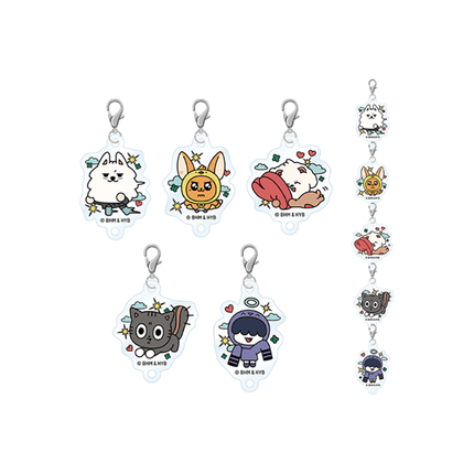 TXT - 2025 PPULBATU CAFE OFFICIAL MD CONNECTABLE ACRYLIC KEYCHAIN - COKODIVE