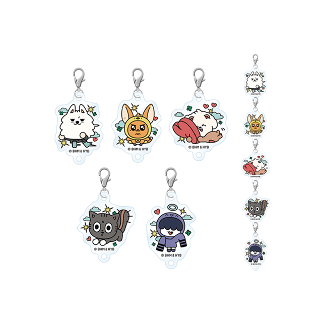 TXT - 2025 PPULBATU CAFE OFFICIAL MD CONNECTABLE ACRYLIC KEYCHAIN - COKODIVE