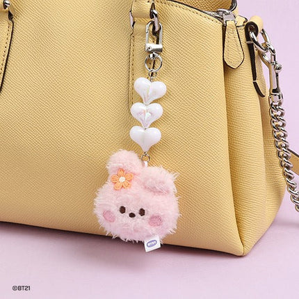 BT21 - MININI BEADS PLUSH KEYRING FACE