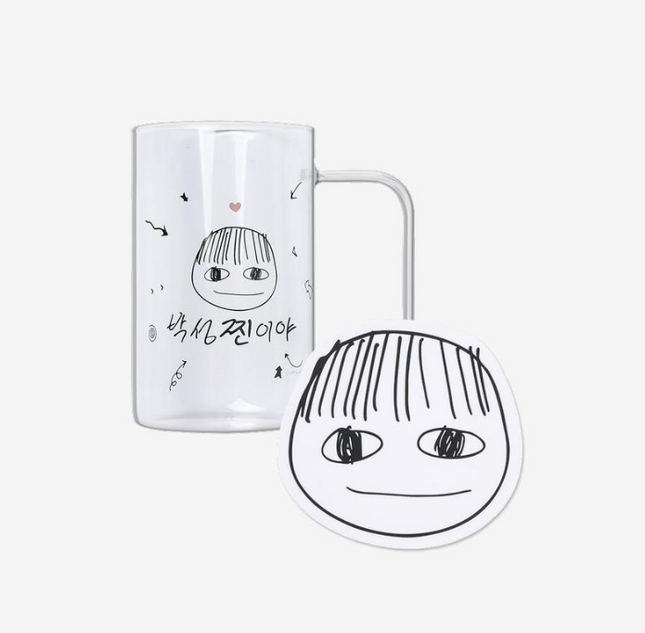 DAY6 SUNGJIN - PARKSUNGJJIN OFFICIAL MD JJIN CUP & COASTER SET - COKODIVE