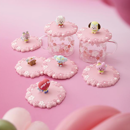BT21 - BABY SPRING FAIRY GLASS CUP & LID(340ml) - COKODIVE
