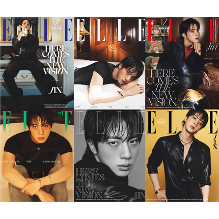 BTS JIN - ELLE MAGAZINE 2026 AUGUST ISSUE G (SET) - COKODIVE