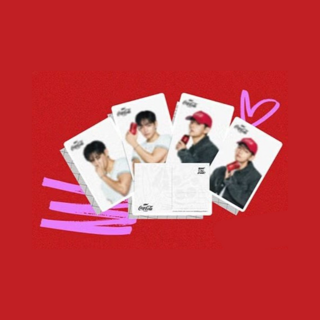 BTS V - COCA COLA COKE ZERO POSTCARD ONLY - COKODIVE