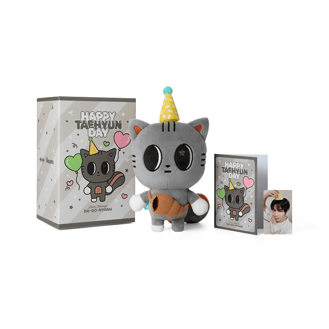 TXT - HAPPY TAEHYUN DAY DA-GO-NYANG PLUSH SET - COKODIVE