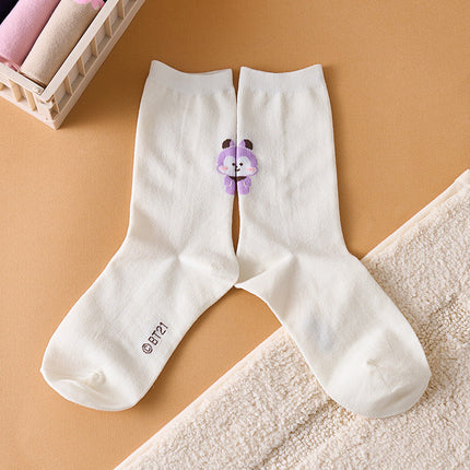 BT21 - BASIC DAILY COLOR SOCKS - COKODIVE