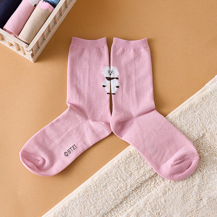 BT21 - BASIC DAILY COLOR SOCKS - COKODIVE