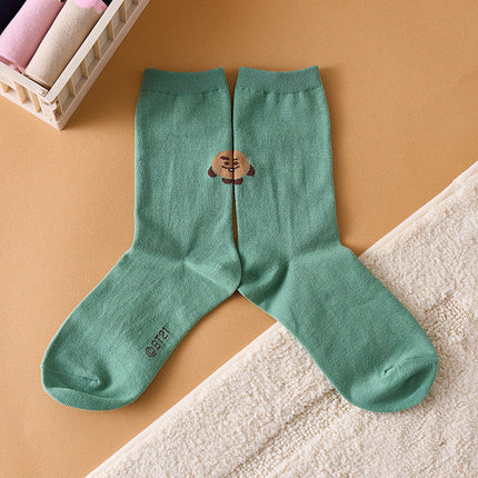 BT21 - BASIC DAILY COLOR SOCKS - COKODIVE