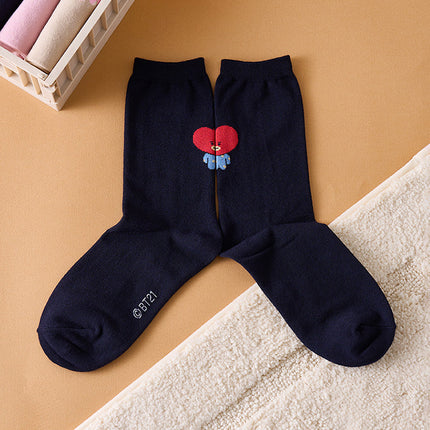 BT21 - BASIC DAILY COLOR SOCKS - COKODIVE