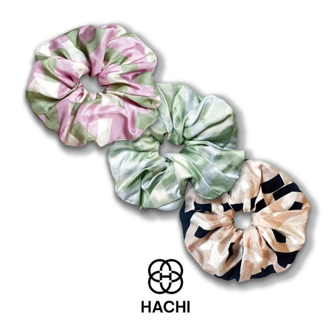 DANCHEONG SCRUNCHIE (DOUBLE RING PATTERN) - COKODIVE