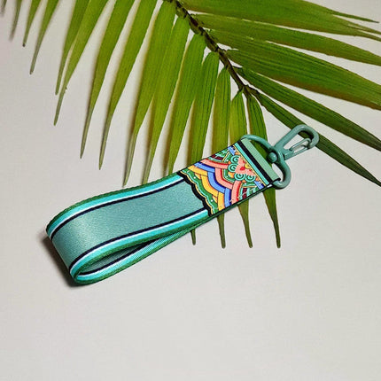 DANCHEONG STRAP KEYRING BEAD FLOWER HEAD MOTIF DANCHEONG - COKODIVE