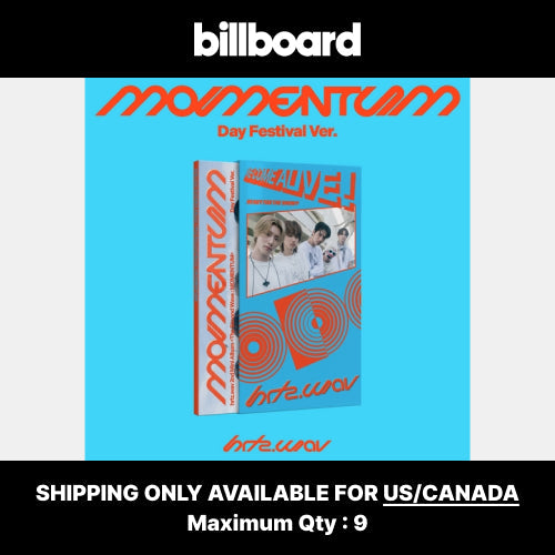 HRTZ.WAV - THE SECOND WAVE : MOMENTUM 2ND MINI ALBUM STANDARD DAY FESTIVAL VER (US VER) - COKODIVE