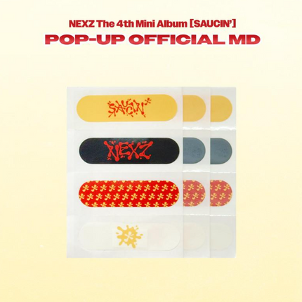 NEXZ - SAUCIN' POP UP OFFICIAL MD DECO BAND-AID - COKODIVE